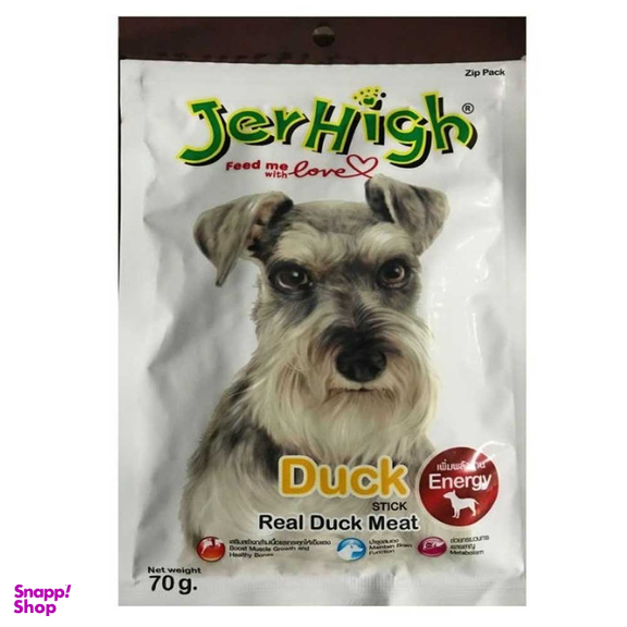 تشویقی سگ جرهای طعم اردک وزن 60 گرم