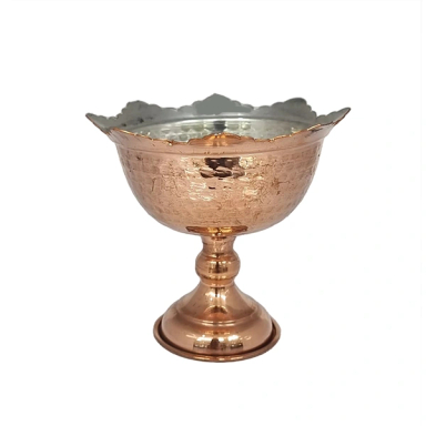 بستنی خوری مسی قلمزنی کد ۱۱