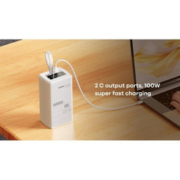 پاوربانک ریمکس مدل RPP-650 ظرفیت 60000 میلی آمپر ساعت