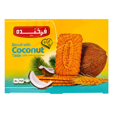 بیسکویت نارگیلی فرخنده وزن ۱.۷۳ کیلوگرم