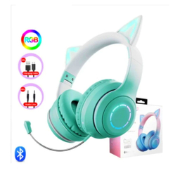 هدست بلوتوثی مدل فانتزی گربه ای کد YPSOR-STN07