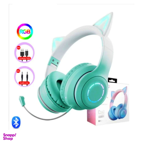 هدست بلوتوثی مدل فانتزی گربه ای کد YPSOR-STN07