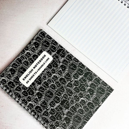 دفتر زبان 60 برگ مدل آدم ها