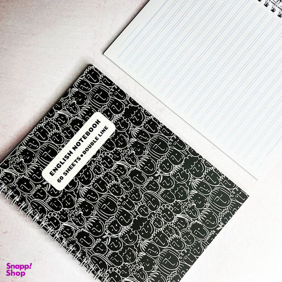 دفتر زبان 60 برگ مدل آدم ها