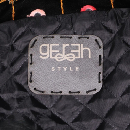 کاپشن زنانه گره استایل مدل یلدا رنگ مشکی