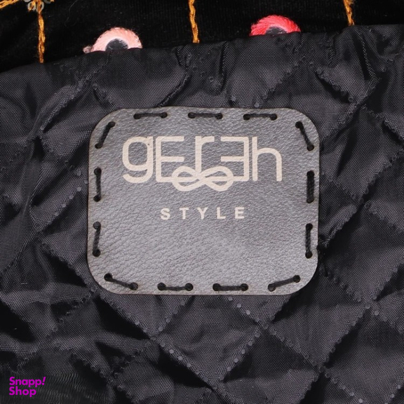 کاپشن زنانه گره استایل مدل یلدا رنگ مشکی