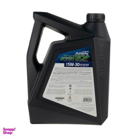 روغن موتور آیسین مدل 5W-30 SN Plus حجم ۵ لیتر