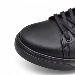 کفش طبی مردانه چرم ریباری مدل V15 رنگ مشکی