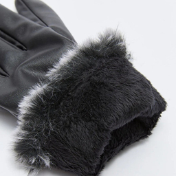 دستکش زنانه ال سی وایکیکی مدل خزدار پلار