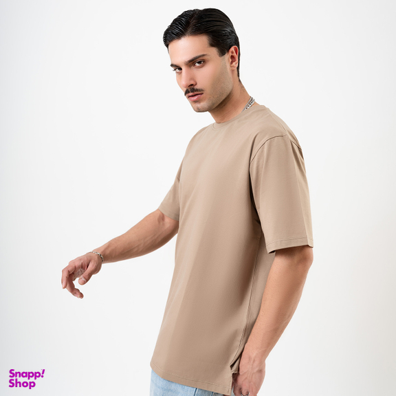 تیشرت مدل Basic رنگ کرم