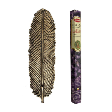 عود و جاعودی مدل اسطوخودوس کد Lavender-01 مجموعه 2 عددی