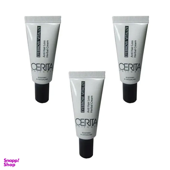 کرم تقویت کننده ابرو سریتا مدل Seh حجم 20 میلی لیتر مجموعه 3 عددی