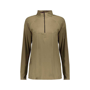 تونیک ورزشی زنانه پانیل رنگ خاکی