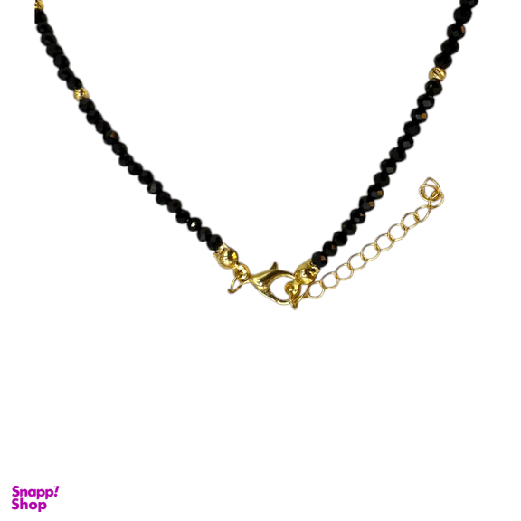 گردنبند طلا 18 عیار زنانه پانسی طرح ساین دلار کد nem28