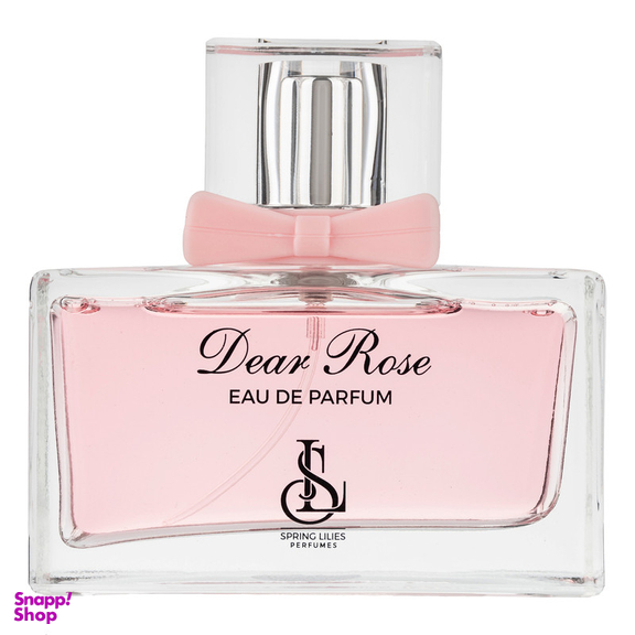 ادوپرفیوم زنانه اسپرینگ لیلیز مدل DEAR ROSE رایحه گرم حجم 100 میلی لیتر