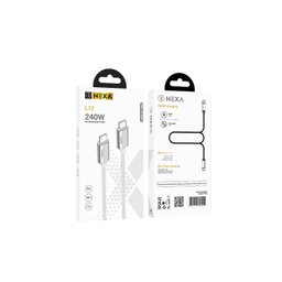 کابل شارژ 240 وات Type-C نکسا مدل L72 طول 1.2 متر