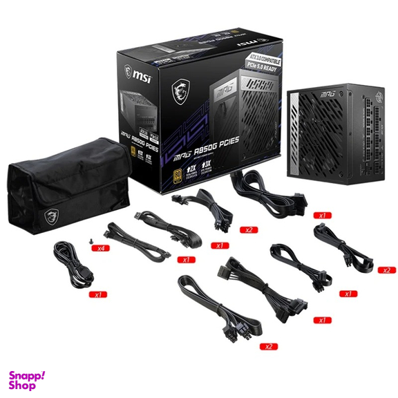 منبع تغذیه کامپیوتر ام اس آی مدل MPG A850G PCIE5