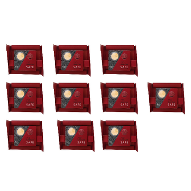 سکه گرمی طلا 18 عیار طلای سیف مدل S10 وزن 10 گرم - 10 عدد شمش 1 گرمی