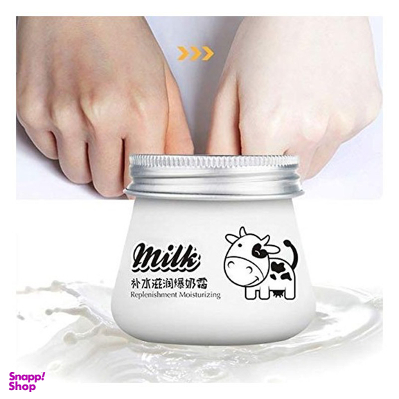 کرم آبرسان مرطوب کننده ایمجز مدل شیر گاو حجم 80 میلی لیتر