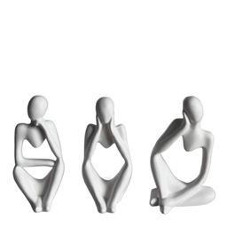 مجسمه آدم متفکر کد N99 مجموعه 3 عددی