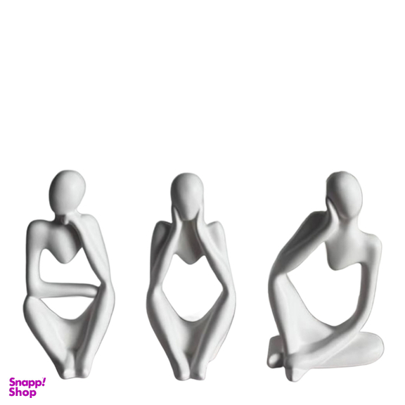 مجسمه آدم متفکر کد N99 مجموعه 3 عددی