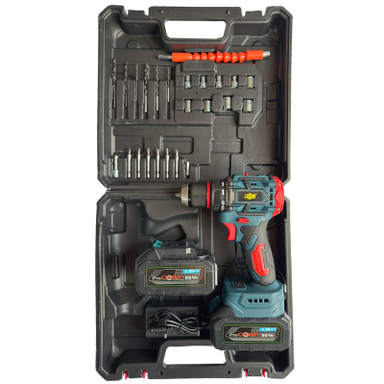 دریل پیچ گوشتی شارژی براشلس مدل JB-25105K مجموعه 40 عددی