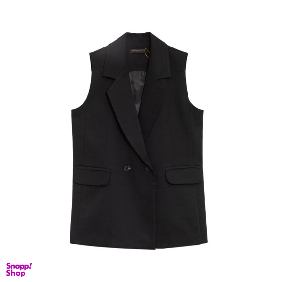 جلیقه رسمی زنانه برنس مدل نوژه رنگ مشکی