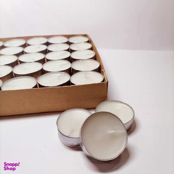 شمع وارمر مدل Tealight 1 color مجموعه 50 عددی