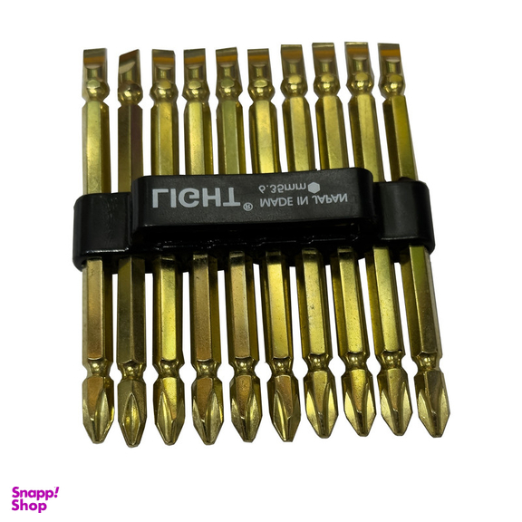 سری پیچ گوشتی دو سو چهار سو لایت مدل بلند کد SMT-LIGHT-JAPAN-8110SP بسته 10 عددی