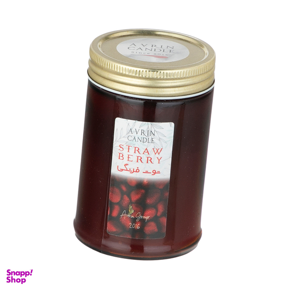 شمع اورین مدل لیان توت فرنگی وزن 500 گرم