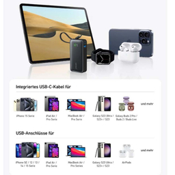 پاوربانک 30 وات انکر مدل 533 PowerCore ظرفیت 10000 میلی آمپر ساعت