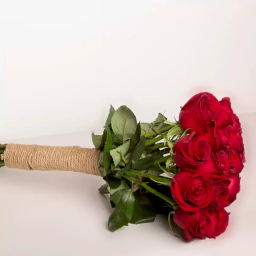 دسته گل رز طبیعی گل باختر کد 21323