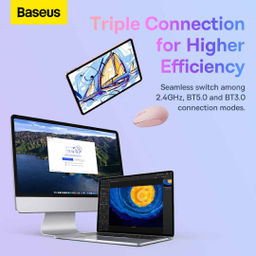 ماوس بلوتوثی سایلنت بیسوس مدل FO1B Tri-Mode
