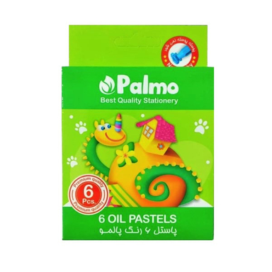 پاستل روغنی 6 رنگ پالمو کد 02
