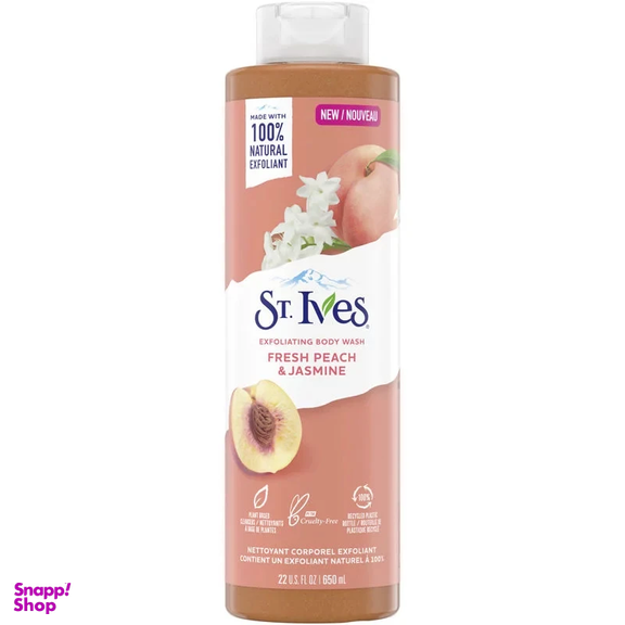 شامپو بدن سینت ایوز مدل Fresh Peach And Jasmine حجم 650 میلی لیتر