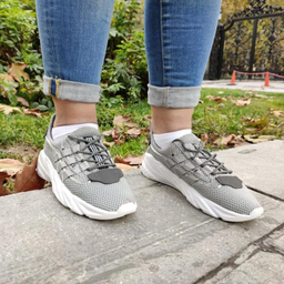 کفش پیاده روی مدل یزی کد 013 رنگ طوسی