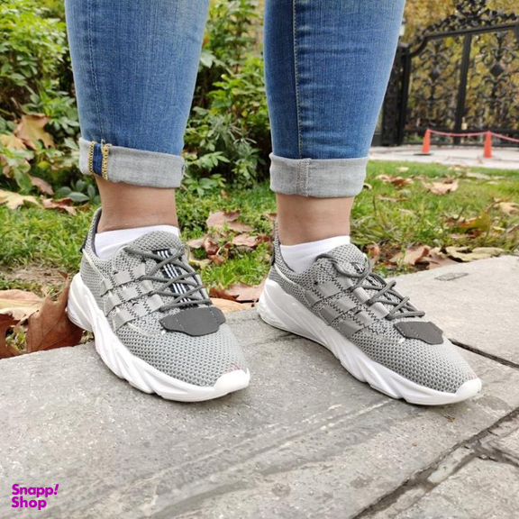 کفش پیاده روی مدل یزی کد 013 رنگ طوسی