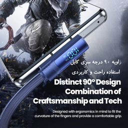 کابل USB-C توکی مدل 100W TQ-X49 طول 1 متر