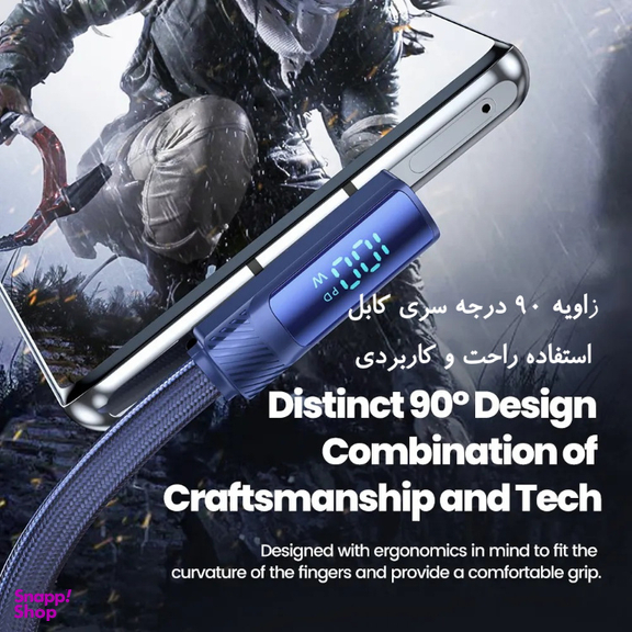 کابل USB-C توکی مدل 100W TQ-X49 طول 1 متر