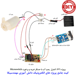 کیت آموزش الکترونیک مهندسیکا مدل 55 پروژه جامع دانش آموزی DIY+55