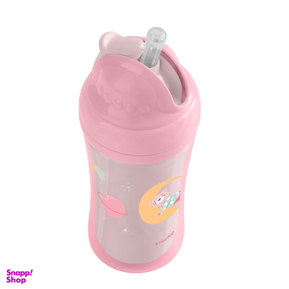 لیوان نی دار کیکابو moony me طرح خرس گنجایش 220 میلی لیتر