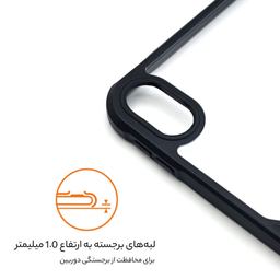 کاور تبلت سامورایی مدل Black-Bumper مناسب برای اپل iPad Mini 6 2021 / iPad Mini 2024
