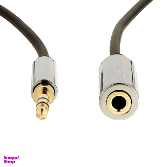 کابل افزایش طول AUX Jack 3.5mm آمازون بیسیکس مدل AM-1.83 طول 1.83 متر