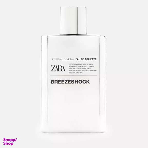 ادوتویلت مردانه زارا مدل Breezeshock حجم 90 میلی لیتر