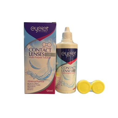 محلول شستشوی لنز آی لت مدل contact lenses حجم 120 میلی لیتر