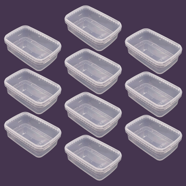 ظرف نگهدارنده پولاد مدل 1000cc بسته 10 عددی