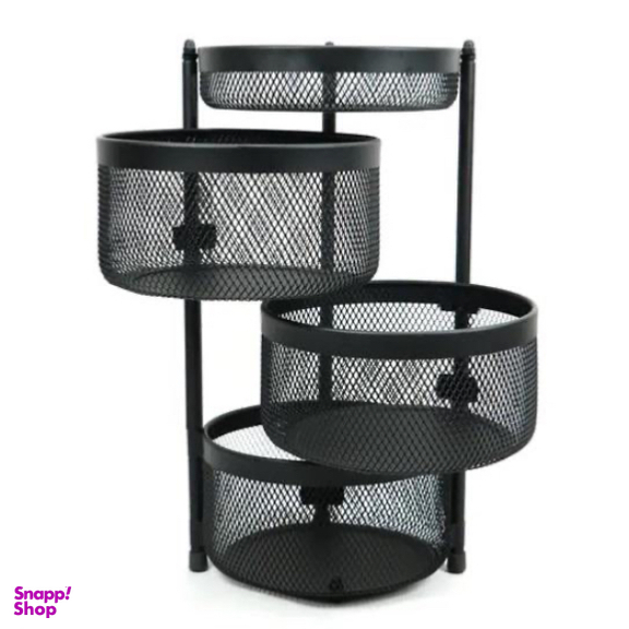 سبد سیب زمینی و پیاز 3 طبقه مدل چرخشی کد s35