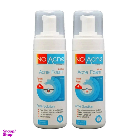 فوم شستشوی صورت نو آکنه مدل Tcc حجم 150 میلی لیتر مجموعه 2 عددی