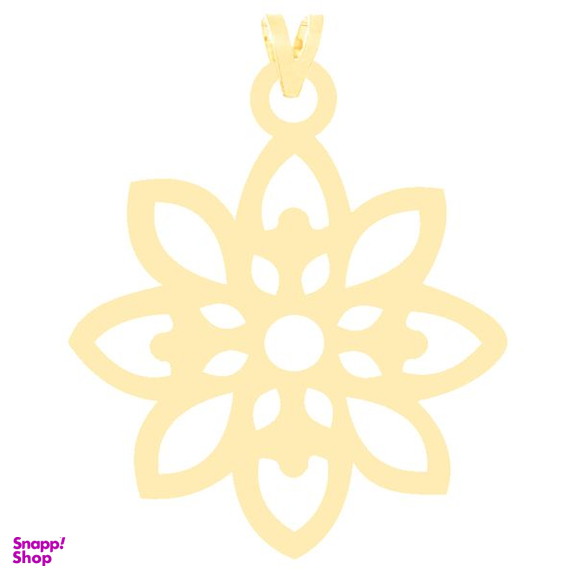 آویز گردنبند طلا 18 عیار زنانه کرابو طرح گل مدل Kr3755