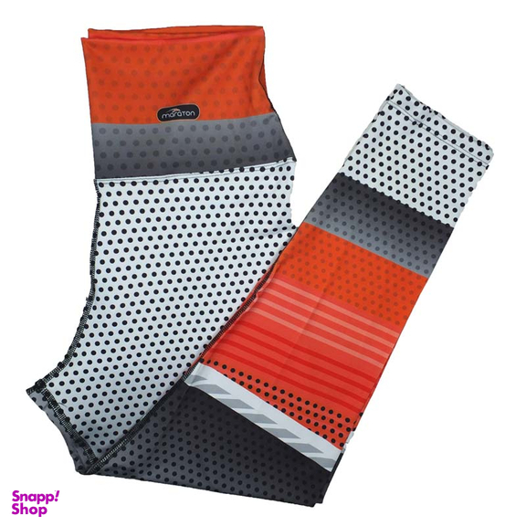 لگ ورزشی زنانه ماراتن کد 61023 رنگ سفید نارنجی